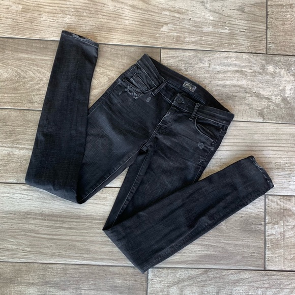 • MOTHER • The Looker Denim Jeans in Destroyed Ride • SZ 25 • Retail $238 - Picture 9 of 15